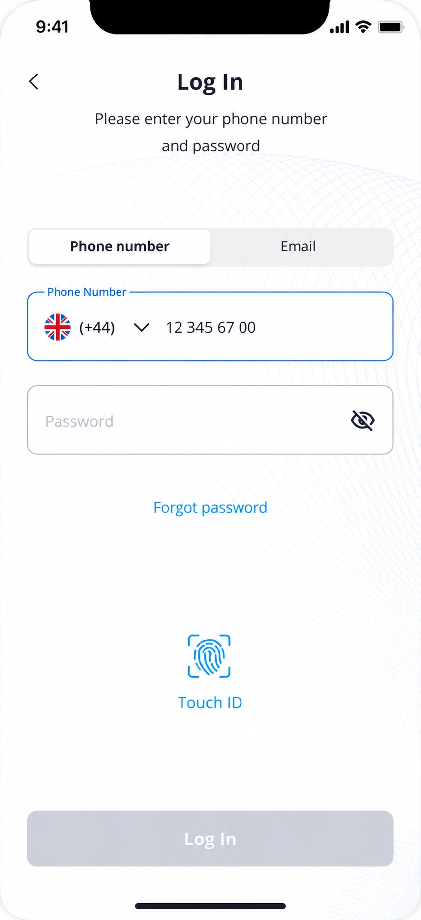 sing up mobile finhost=